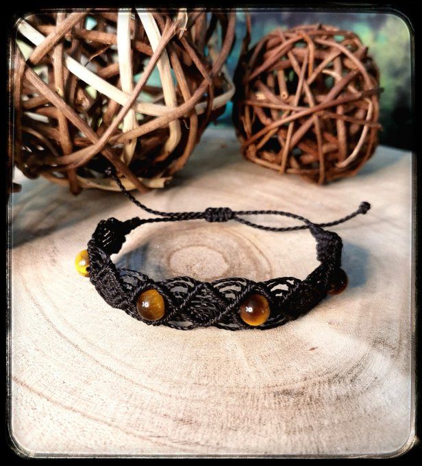 Bracelet micro-macramé 