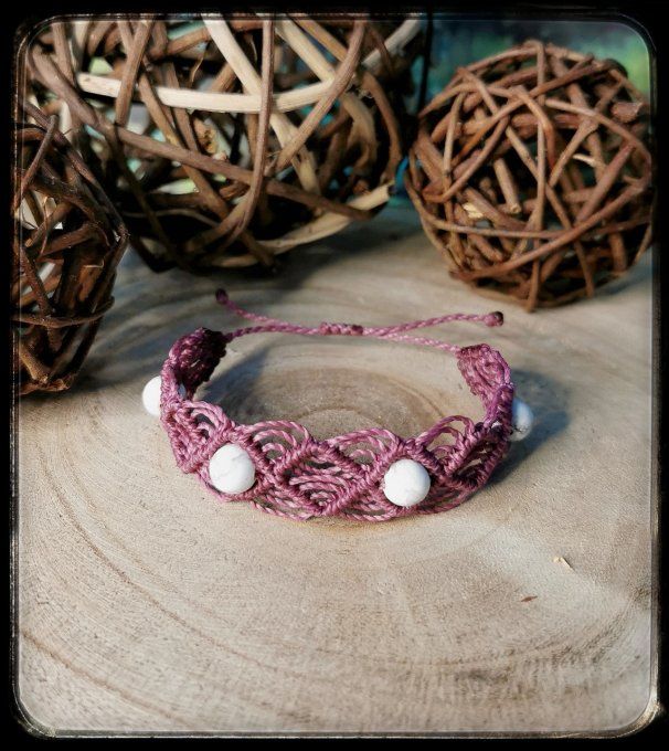 Bracelet micro-macramé 